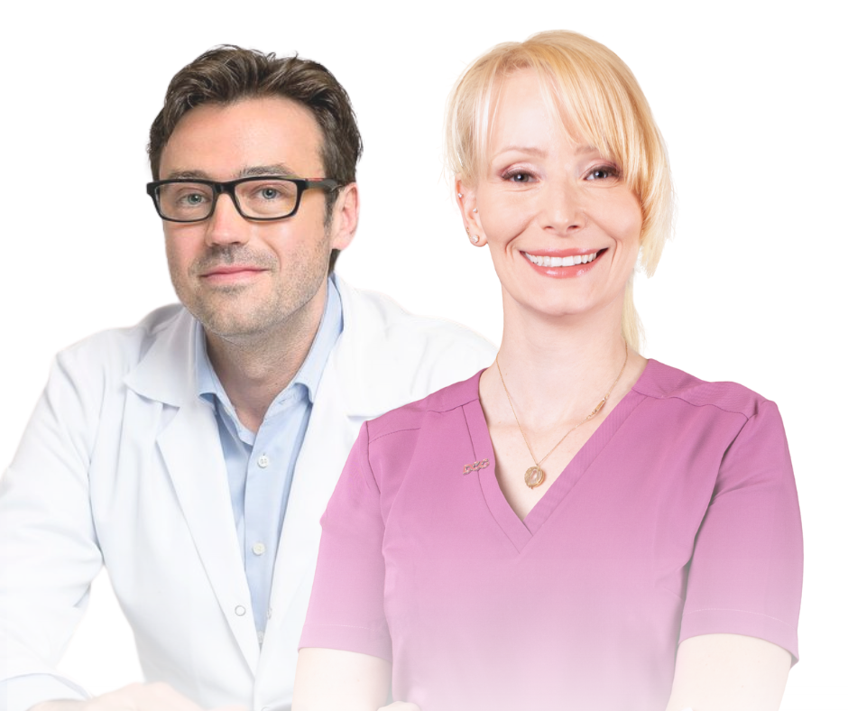 Zdjęcie przedstawia lekarzy wykonujących zabiegi z zakresu ginekologii estetycznej we Wrocławiu 